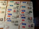 LOT   FDC PAR AVION  COMPAGNIE AUSTRIAN AIRLINES  100 PIECES  TRES GROSSE COTE - Lots & Kiloware (mixtures) - Max. 999 Stamps