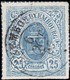 1865 Armoires De L'Etat 25c Ultramarin, Cachet Luxembourg, Michel 2019: 20b, Valeur Catalogue:14€ - 1859-1880 Armoiries
