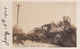 Vintage 1907 Real Photo - Hawkesbury Ontario Railway Station - Animated - VG Condition - 2 Scans - Other & Unclassified