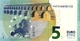 5  EURO - GRECIA  -  Serie   Y  A 5548858127 - Codice Breve  Y 006 B 1  -  Firma  DRAGHI - 5 Euro