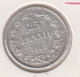 @Y@   FINLAND   25  Pennia 1909  Zilver / Ag     (2748) - Finlande