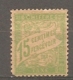 TAXE - Yv. N°  30a    (*)   15c  Papier GC    Cote  22,5    Euro BE  R  2 Scans - 1859-1959 Mint/hinged