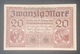 EBN8 - Germany 1918 Banknote 20 Mark Pick 57 WWI - XF - 20 Mark