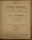 Catalogue VERMOT Chatenois Belfort Magasin 30 Rue Rennequin Paris Essieux Ressort Boulonnerie Carrosserie Charronnage - 1900 – 1949