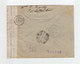 Sur Env. Pour La France Ouverte Censure 4 Timbres CAD Ismailia 1945. Cachet Postal Censor. Egyptian Censorship. (1062x) - Lettres & Documents