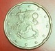 FINLANDIA - 2001 - Moneta - Leone Araldico - Euro - 0.20 - Finlandia