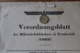 Verordnungsblatt  Journal Officiel Occupation Allemande  4 Decembre 1942 - Documenti