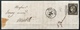 Lettre 1849 /1850 Céres N°3 20c Noir/teinté Oblitéré Grille + Dateur Type 15 De Toulouse 1 Juin 1849 - 1849-1850 Ceres