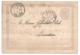 NETHERLANDS - Michel P1 Postal Card - Arms - Kampen To Zaandam In 1871 - Postal Stationery