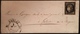 Lettre 1849 Céres N°3 20c Noir/jaune Oblitéré Grille + Dateur Type 12 De Sarlat Du 1er Mai 1849 Signé Calves - 1849-1850 Ceres