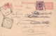 Nederlands Indië - 1904 - 5 Cent Cijfer, Briefkaart G14 + 2,5 Cent Opdrukzegel Van VK MAGELANG Via Maos Naar Den Haag - India Holandeses