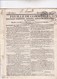 MARSEILLE / 5 JUILLET 1825 / FEUILLE DE COMMERCE / MOUVEMENT DU PORT - Documents Historiques
