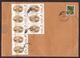 Thailand: Airmail Cover To Netherlands, 23 Stamps, Red Cross, Person, History, Flowers (minor Crease) - Thailand