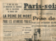 PARIS-SOIR, N° 479, Mardi 11 Novembre 1941, Peine De Mort, Prise De Tichvin, Marais Poitevin, Coulon, Sébastopol... - Autres & Non Classés