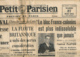 LE PETIT PARISIEN, N° 23 446, Mardi 27 Mai 1941, Pierre Laval, Amiral Platon, Perte Britannique En Crète, Tobrouk... - Le Petit Parisien