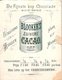 5 Chromo Cards 1870 à 1890,  Cacao Cocoa Chocolade Chocolate Blooker HORIZONTAL RR , Very Good Superb Litho Quality - Autres & Non Classés