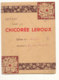 PR 159 -/   PROTEGE CAHIER  CHICOREE    LEROUX - Alimentaire