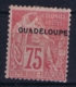 Guadeloupe Yv 25 MH/* Flz/ Charniere  Signed/ Signé/signiert - Unused Stamps