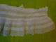 Fond De Robe Dentelle Et Plis Religieux Ou Jupon Pour Confectionner Robe De Poupee Ou Autre - Other & Unclassified