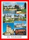 4 CPSM/gf  Châteaux De La Loire, Carte Différentes...I0438 - Centre-Val De Loire