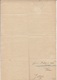 (4Scan) DOKUMENT 1889 - Brief? Handgeschriebenes Dokument Mit 7 Kreuzer Stempelmarke, Datiert Wien 1889, A3 Format ... - Historische Dokumente