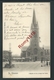 St. Ghislain. Eglise, Marché, Attelage, Fontaine, Animation. 1904. Scan Recto/verso. - Saint-Ghislain