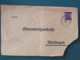 Germany 1919 Official Cover Wurtemberg Wolfschlugen To Nurtingen - Lettres & Documents