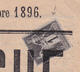 France - Annulation Typographique Des Journaux (fragment) Côté 40€ - 1896 - 1876-1898 Sage (Type II)