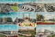 VINTAGE KUWAIT POSTCARD - MULTIVIEW CIRCULATED 1977 - Kuwait