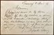 FRANCE 1874: Cérès 15C Bistre Jaune N° 55 Sur CP Avec O 1682 GOURNAY-EN-BRAYE 6 AVRIL 74 Pour ROMILLY-S-SEINE 7 AVRIL 74 - 1871-1875 Cérès