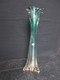 ANTIQUITé (Divers) BEAU VASE MURANO (5 Vues) Hauteur 43cm Base 12cm Haut 10cm Couleur Vert - Verre & Cristal