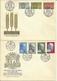 1962-63  4 Different FDC With Complete Sets - FDC