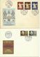 1964-65  4 Different FDC With Pairs Or Complete Sets - FDC