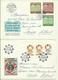 1967  4 Different FDC With Pairs Or Complete Sets - 1 Sent As Registered Letter To Breda, Holland  Reumatology - EFTA - FDC