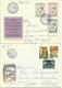 1971  4 Different FDC With Pairs Or Complete Sets - Sent As  Letters To Breda, Holland - FDC