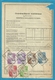 Fiscale Zegels 2500 Fr 1000 Fr + 500 Fr.+200 Fr.TP Fiscaux / Op Dokument Douane En 1946 Taxe De Transmission Et De Luxe - Documents