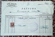 WWII,Sebenico / Šibenik FATTURA / INVOICE / BILL,  Stamp Marka Da Boloo LIRE UNO, 1943. - Italia