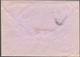 AMOUNT 9.01, BUCHAREST, RED MACHINE STAMPS ON MINISTRY HEADER COVER, 1991, ROMANIA - Lettres & Documents