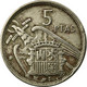 Monnaie, Espagne, Caudillo And Regent, 5 Pesetas, 1958, TB, Copper-nickel - 1 Peseta