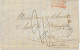 1856 - LETTRE De CONSTANTINOPLE (TURQUIE) Avec CACHET MARITIME Du PAQUEBOT MEDITERRANEE "TAMISE" + "PIROSCAFI.." => NICE - Maritime Post