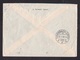 Algeria: Registered Air Cover To Switzerland, 1954, 5 Stamps, Dates, Fruit, R-label, Cancel Postage Controlled (damaged) - Lettres & Documents