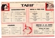 CIWL Wagon Restaurant Tarif Consommations Et Repas 1934 - Advertising