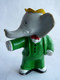 FIGURINE MARQUE INCONNUE BABAR  - DE BRUNHOFF UN BRAS TENDU  1990 PVC - Autres & Non Classés