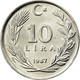 Monnaie, Turquie, 10 Lira, 1987, SUP, Aluminium, KM:964 - Turquie