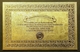 Delcampe - Set De 6 Billets Plaqués OR Couleur  + Certificat ! (Color GOLD Plated Banknotes) - Brésil Brazil - Brazilië