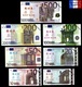 Set Complet De 7 Billets NEUFS Euros - SPECIMEN Echantillons Test Practice Banknotes - Prove Private