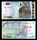 Delcampe - Set Complet De 7 Billets NEUFS Euros - SPECIMEN Echantillons Test Practice Banknotes - Essais Privés / Non-officiels