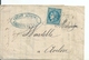 Lettre Crédit Agricole  Avec Type Bordeaux N°46A, 1871 - 1870 Uitgave Van Bordeaux