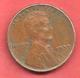 1 Cent , One Cent , ETATS UNIS , Bronze , 1939 , LINCOLN - 1909-1958: Lincoln, Wheat Ears Reverse