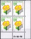 FRANCE Préo 242 Et 243 ** MNH Bloc De Quatre Coin Daté Fleur Sauvage Violette Bouton D'or (CV 33 €) - 1990-1999